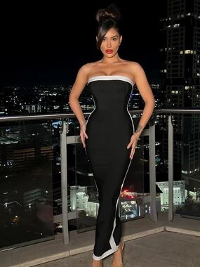 Jenna Bandage Maxi Dress